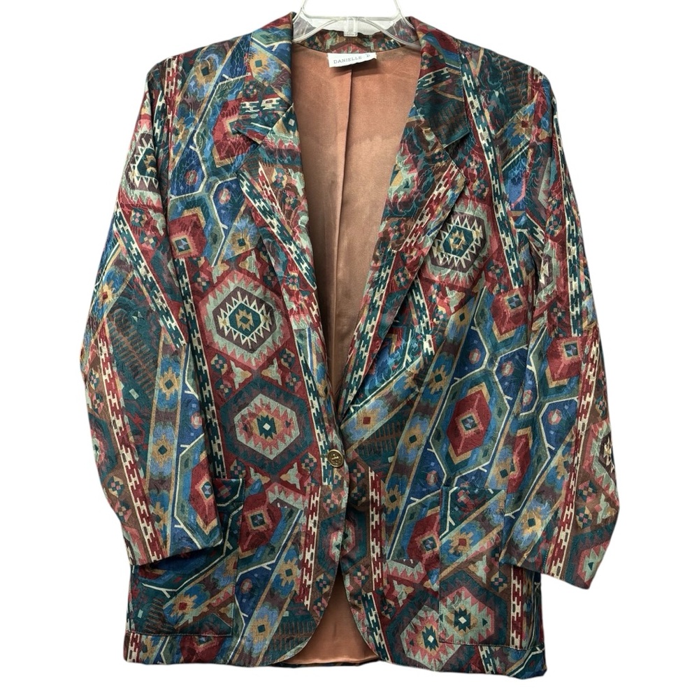 Vintage southwestern Danielle B blazer, women's medium